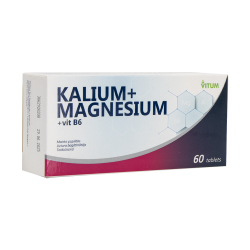 [0001015685] Kalium + magnesium + vitamine B6, VITUM 60 tabletten
