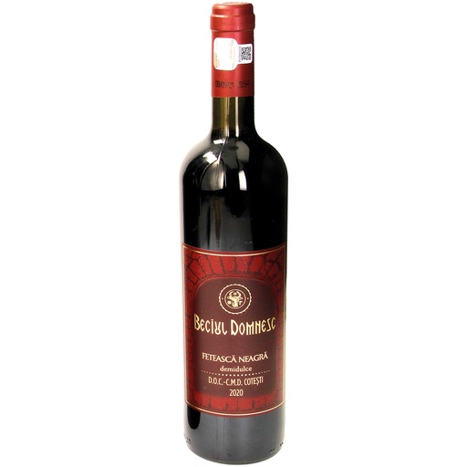 [65905CR] Rode wijn Feteasca Neagra uit Roemenië, zoet 13,5% vol.