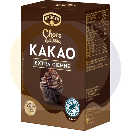 [145491001KR] Экстра темный какао 20% 80г Крюгер