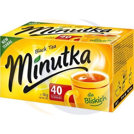 [187005001MO] Минутка Черный Чай 56 г (40 чайных пакетиков)