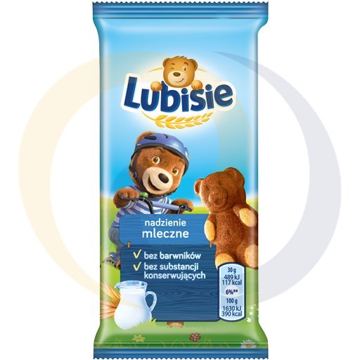 [19041000DAN] Лубисье бисквит с молочной начинкой 30 г