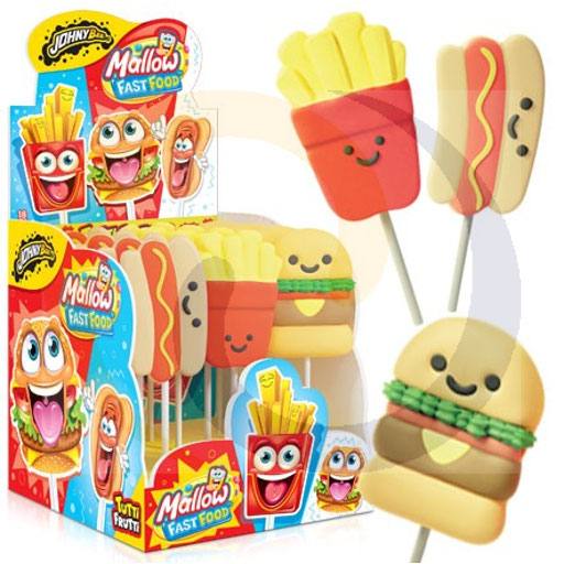 [19709100MDA] Schuim Lolly Fast Food 35g Mada Sweet