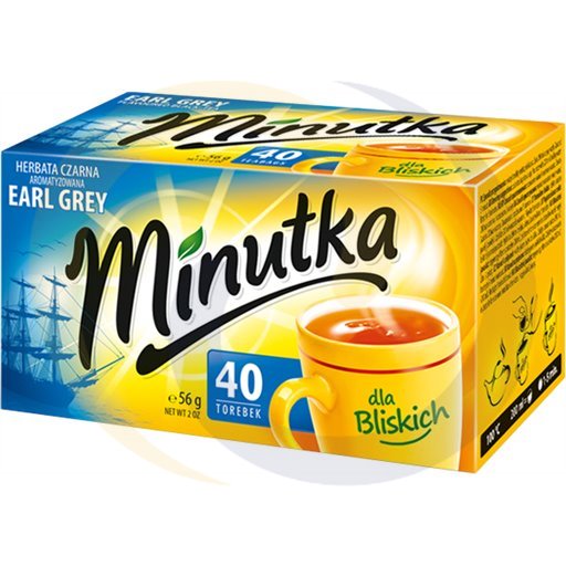 [197620001MO] Минутка Эрл Грей черный чай 56 г (40 чайных пакетиков)