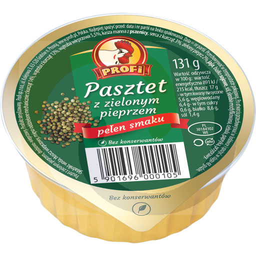 [212320001KO] Профи Пате с зелёным перцем 131 г