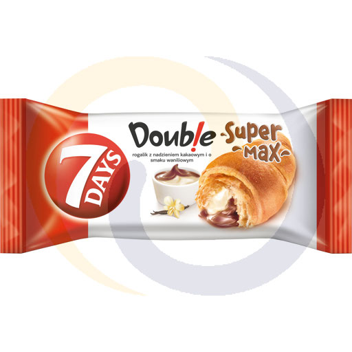 [21510100DAN] Круассан 7Days Supermax какао-ваниль 110г/20шт Mondelez