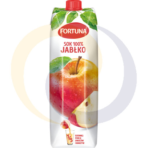 [21768000AGR] Фортуна Яблочный сок 100% 1 л
