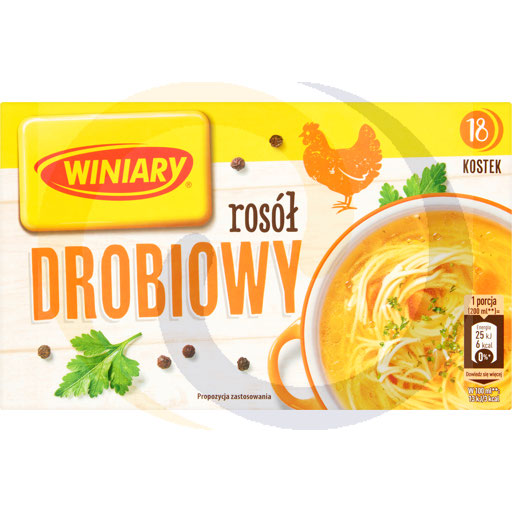 [22320710WIN] Вкусовые кубики куриного бульона Winiary 180 г (18 штук)