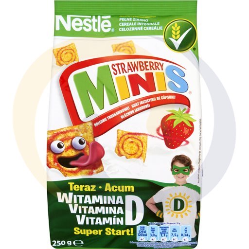 [23997000PAC] Nestlé Aardbei Minis aardbeiensmaak cornflakes 250g