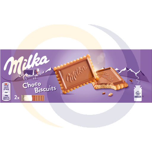 [302020001JA] Песочное печенье Milka с альпийским молочным шоколадом 150 г