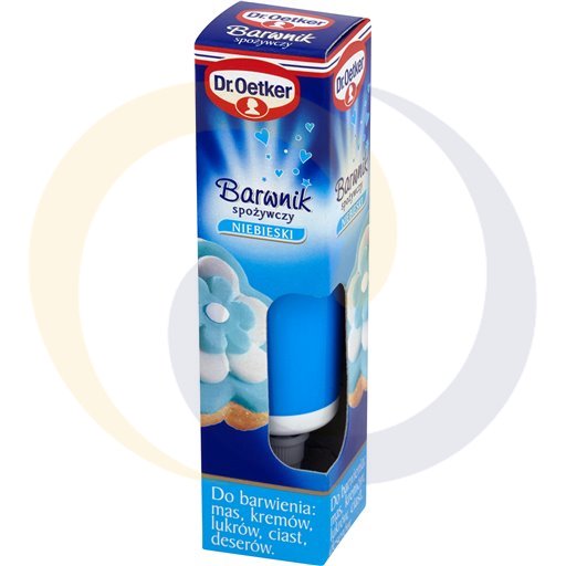 [35963000DRO] Dr.Oetker blauwe voedingskleurstof 10g