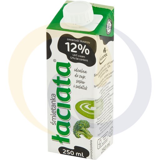 [376860001ML] Сметана Łaciata 12% 0,25л