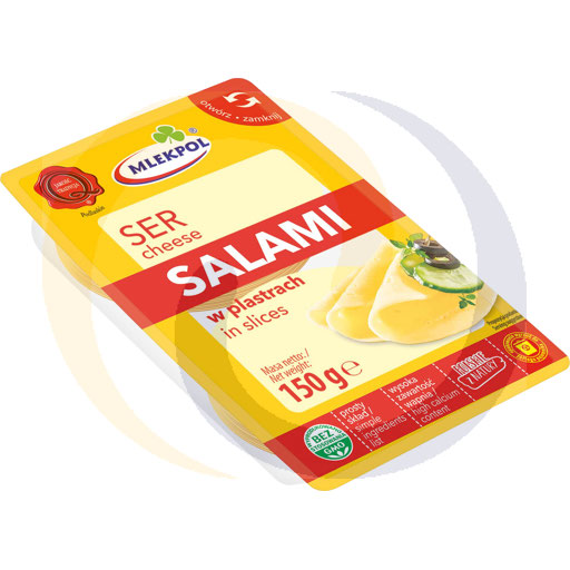 [377300001ML] Mlekpol Salami kaasplakjes 150g