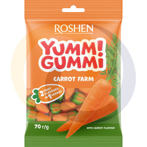 [41029100ROE] Yummi Gummi Wortelboerderij jelly beans 70g Roshen