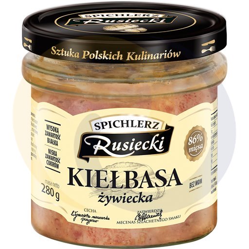 [41114000PAM] Spichlerz Rusiecki Zywiecka Droge Varkensworst 280 g