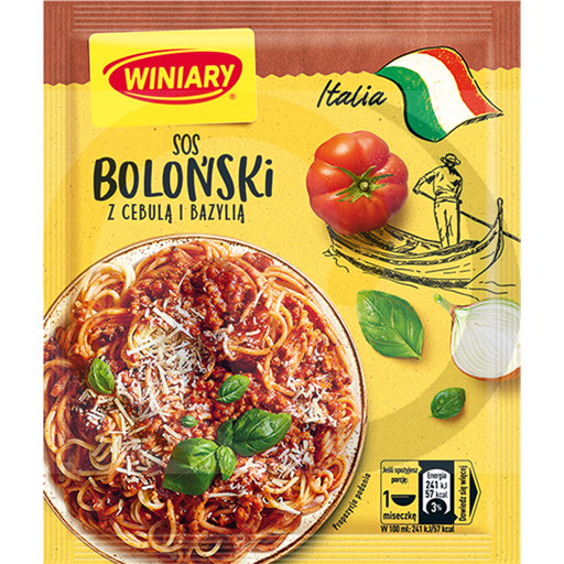 [41372000WIN] Winiary Italia Bolognesesaus met ui en basilicum 46g