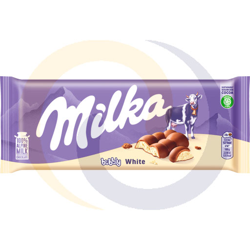 [429590001JA] Milka chocolade Bubbly White 95g