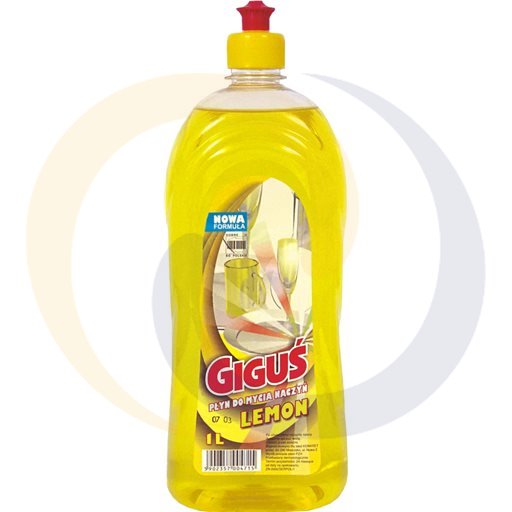 [49665000GIG] Жидкость для мытья посуды Лимон 1л Gigu