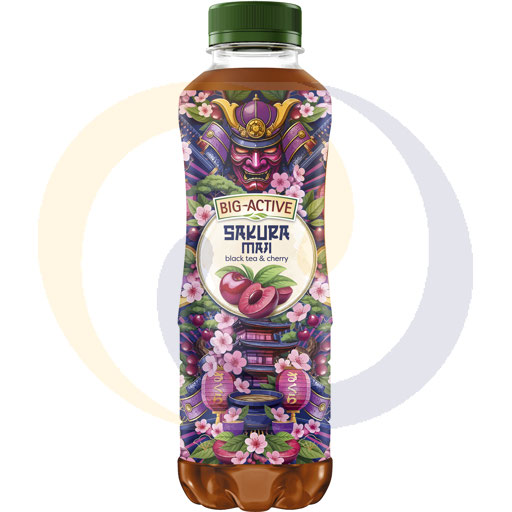 [50230100HER] Herbapol Big-Active Sakura zwarte thee met kers 0,5l