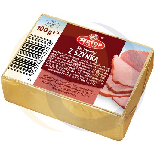 [50341000STP] Sertop Tychy Romige Smeerkaas met Ham 100 g