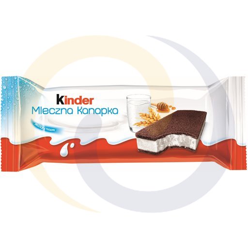 [50662000FEX] Ferrero Kinder Melkreep met melkcrèmevulling 28g