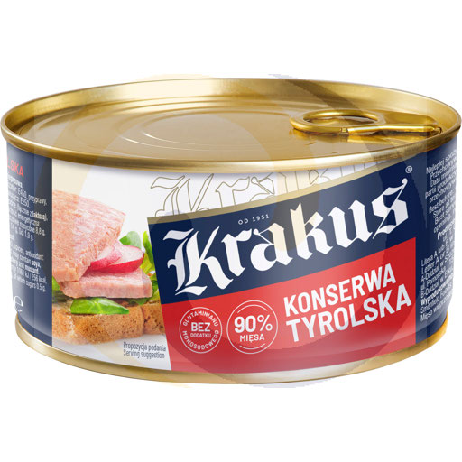 [52076000KRS] Кракус Тирольское консервированное мясо 300 г