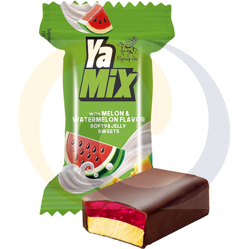 [52849100AIM] Yamix schuim–gelei snoepjes meloen–watermeloen
