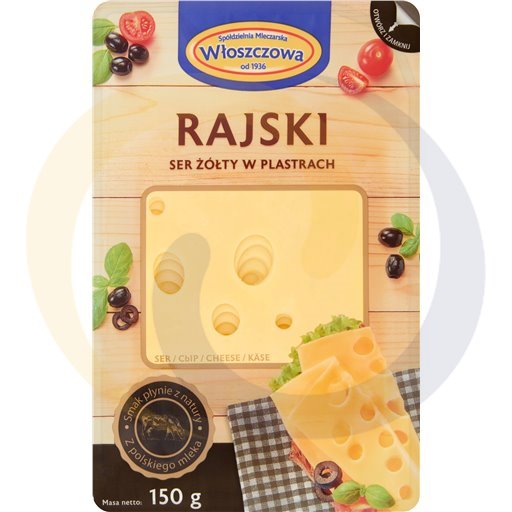 [53491000WSC] Wloszczowa Rajski kaas plakken hersluitbaar 150g