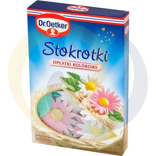 [56692000DRO] Dr.Oetker gekleurde eetbare margrieten 24 stuks
