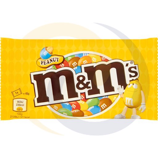 [56694000MAS] М&M's арахисовые драже 45г Mars