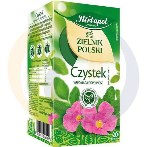 [57989000HER] Herbapol Poolse Kruidentuin thee cistus 40g
