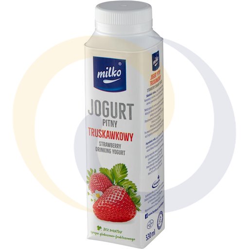 [583860002ML] Milko drinkyoghurt aardbei 0,33l