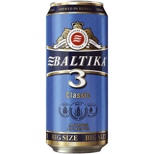 [64427] Klassiek lagerbier "Baltika Nr.3", 4,8% vol.