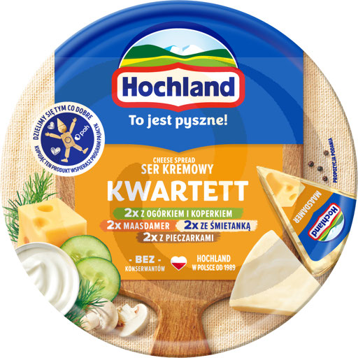 [65319000HOC] Хохланд Квартет крем-сыр в порциях 180 г