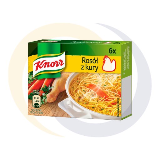 [65563000KNO] Куриный бульон Knorr 3л 60г (6 x 10г)