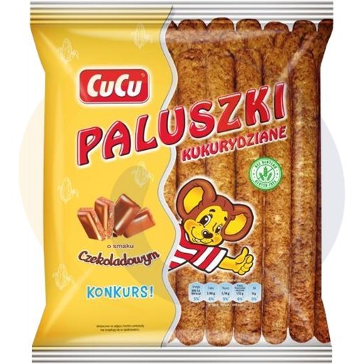 [67268000GZI] Кукурузные шоколадные палочки Cucu 80г Гузик
