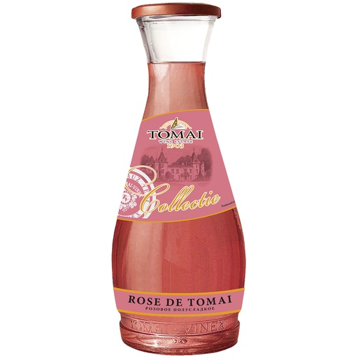 [65765] "Rose de Tomai" Розовое полусладкое вино из Молдавии, 12% алк.