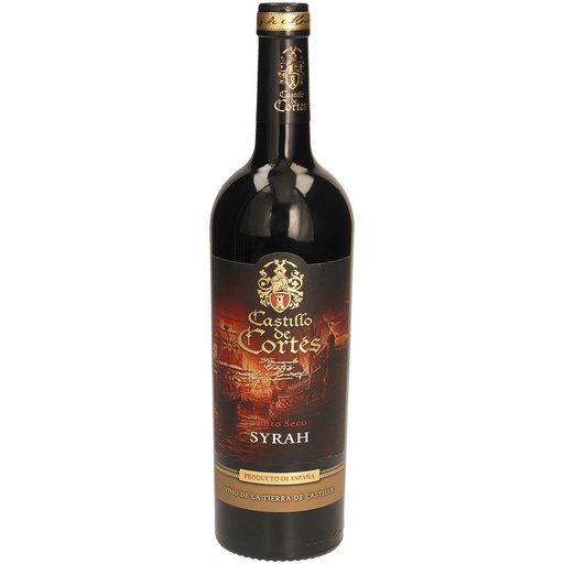 [65686] Rode wijn "Castillo de Cortes Syrah tinto seco", droog