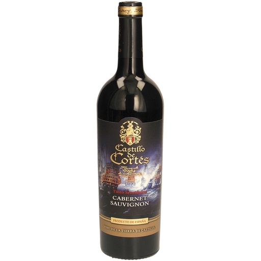 [65689] Rode wijn "Castillo de Cortes Cabernet Sauvignon tinto semidulce", zoetig