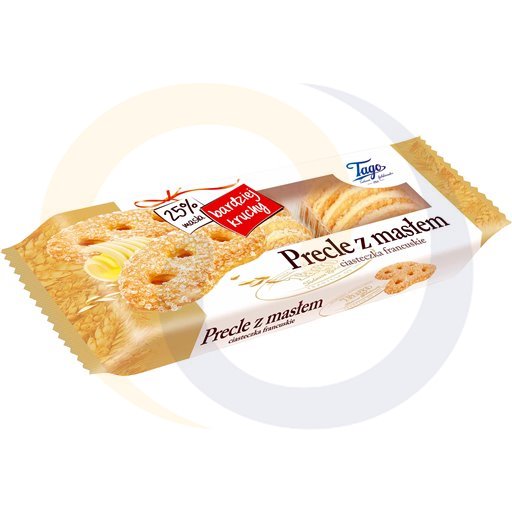 [77354000TAG] Tago Franse Koekjes Pretzels met Boter 135 g