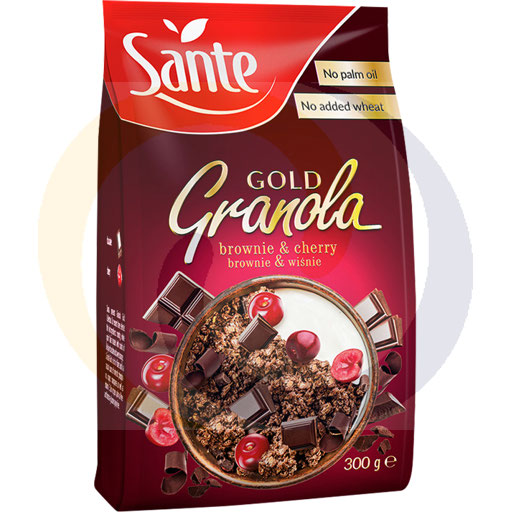 [85040000STE] "Sante" Granola Gold brownie en kers 300 g