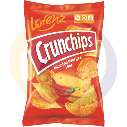 [85641000BHP] Lorenz Crunchips pittige paprika en kaas 140g