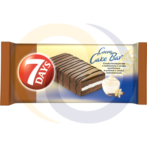[86032000DAN] 7Days Cacao Bar koekje met vanillesmaak 32g