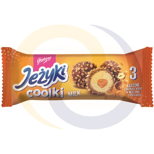 [86068000JUT] Goplana Jeżyki wafels in melkchocolade bolletjes 35g