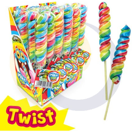 [86081000MDA] Johny Bee Mike Pop Twist lolly 50g