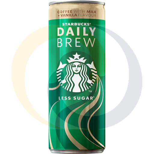 [86524000ARF] Кофейный напиток Daily Brew Ваниль Starbucks 0,25л / 12шт Ar