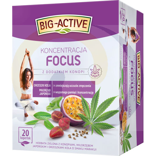 [86689000HER] Big-Active Focus groene thee voor concentratie 30g