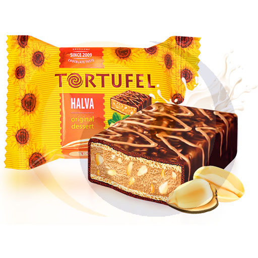 [90839000AIM] Aim Foods Tortufel Halva snoepjes