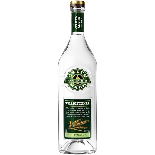 [67059] Wodka "GREEN MARK traditioneel", 40% vol.