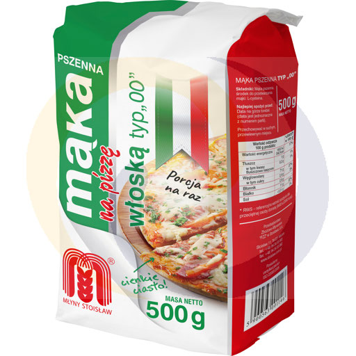 [92518000PZZ] Пшеничная мука типа 00 для пицы 500г/18шт Stoisław