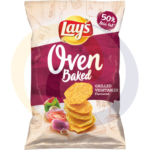 [92519000FRL] Чипсы Lays жареные овощи на гриле 110г/26шт Frito Lay